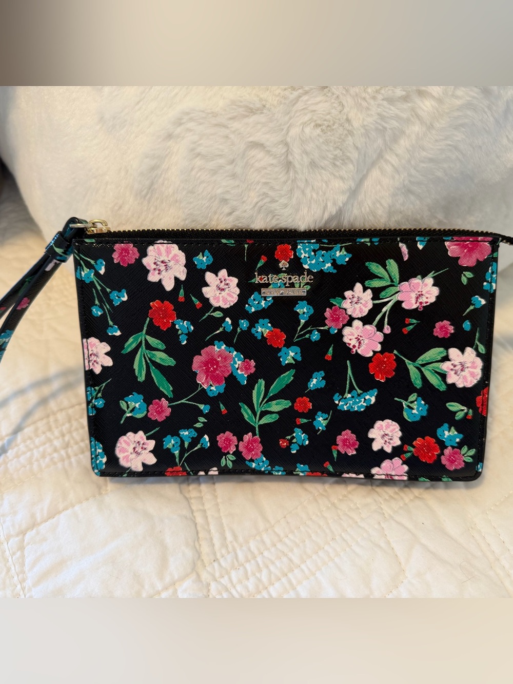 Kate Spade Cameron St. Jardin Floral Storybook Lining Wristlet